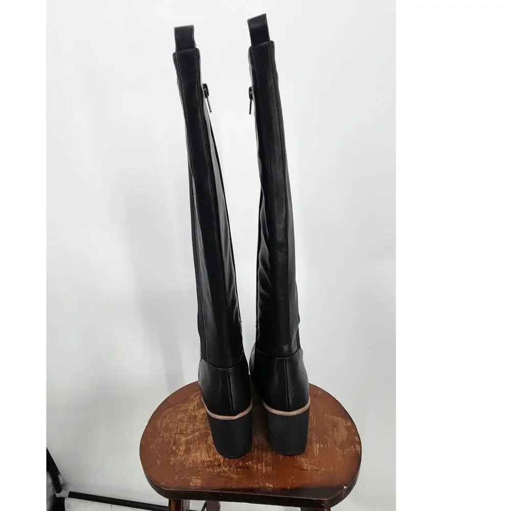 New NWOB SOUL Naturalizer Adrian Wedge‎ Boot Size 10 Black